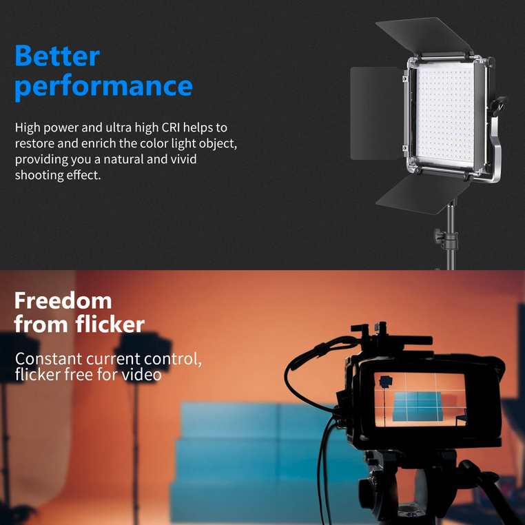 Neewer 660 RGB PRO (Power 50W) LED + Visico LS-8005 + NP-970 punjač - 3